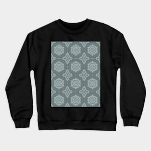 Reverse Graffitti Kaleidoscope Pattern Crewneck Sweatshirt